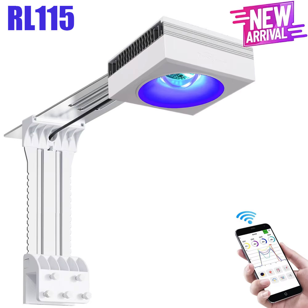 Marine Aquarium Led Lights - NEU PopBloom RL115 WiFi Marine Aquarium