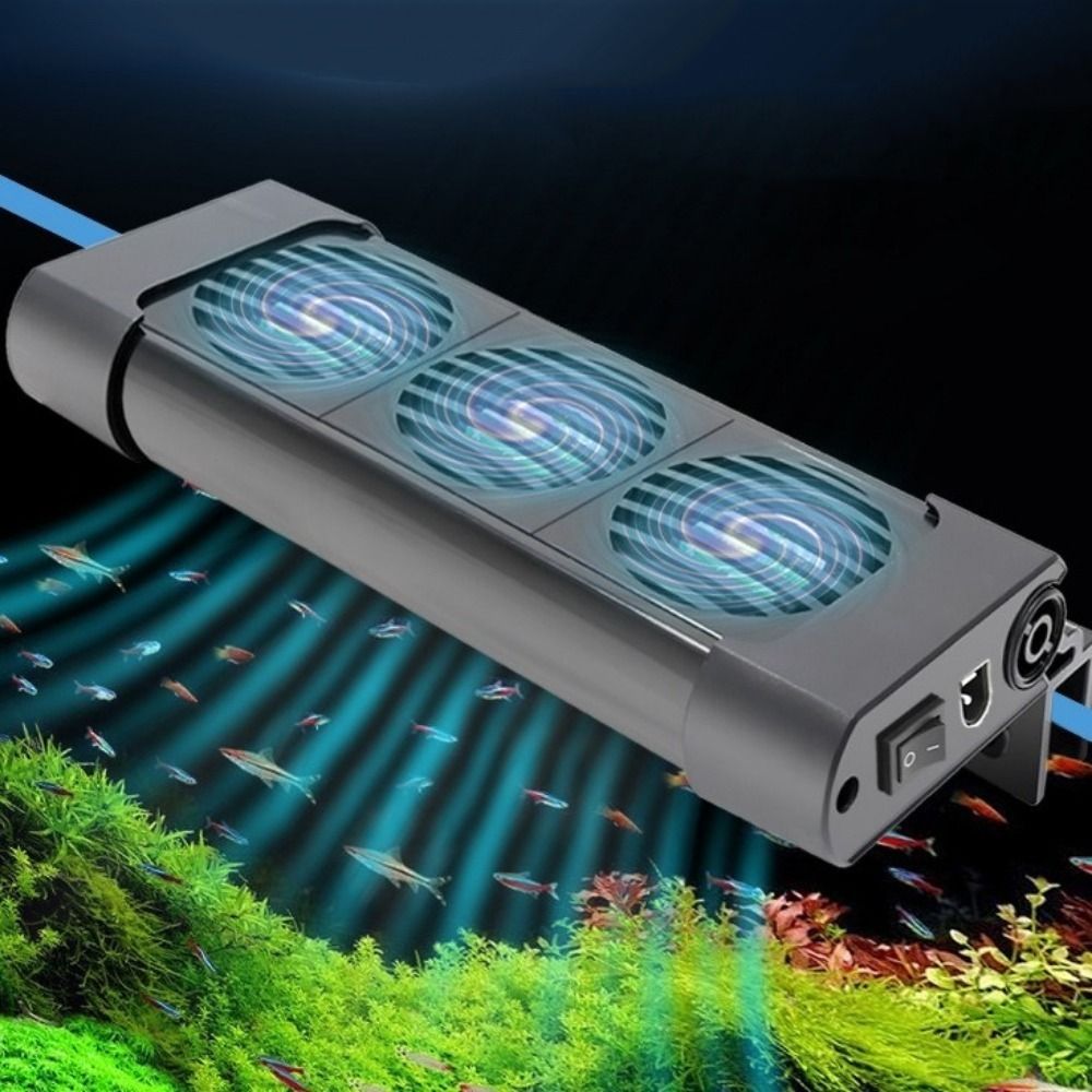 Marine Aquarium Chiller - 2/3/4/5/6-Kopf-Aquarium-Kühlventilatoren 135 ° Rotierender Geräuschloser Aquarium-Kühler