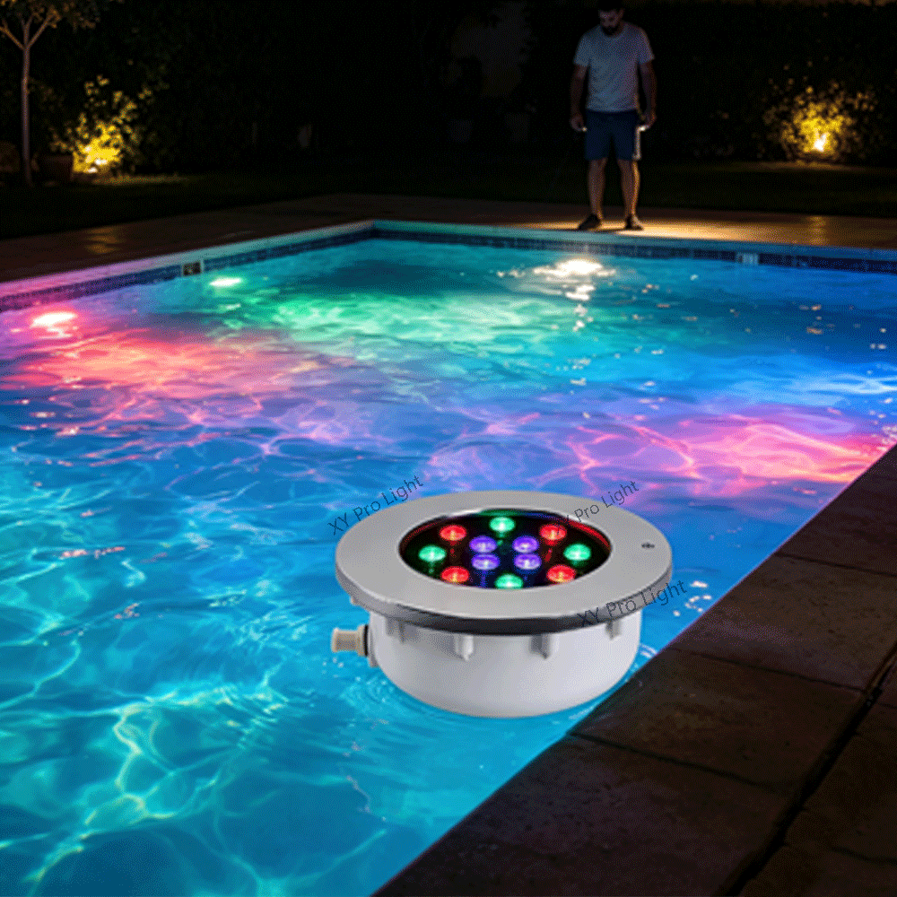 Marine Aquarium Led Lights - 12W RGB LED Unterwasserleuchte Einbauleuchte Edelstahl