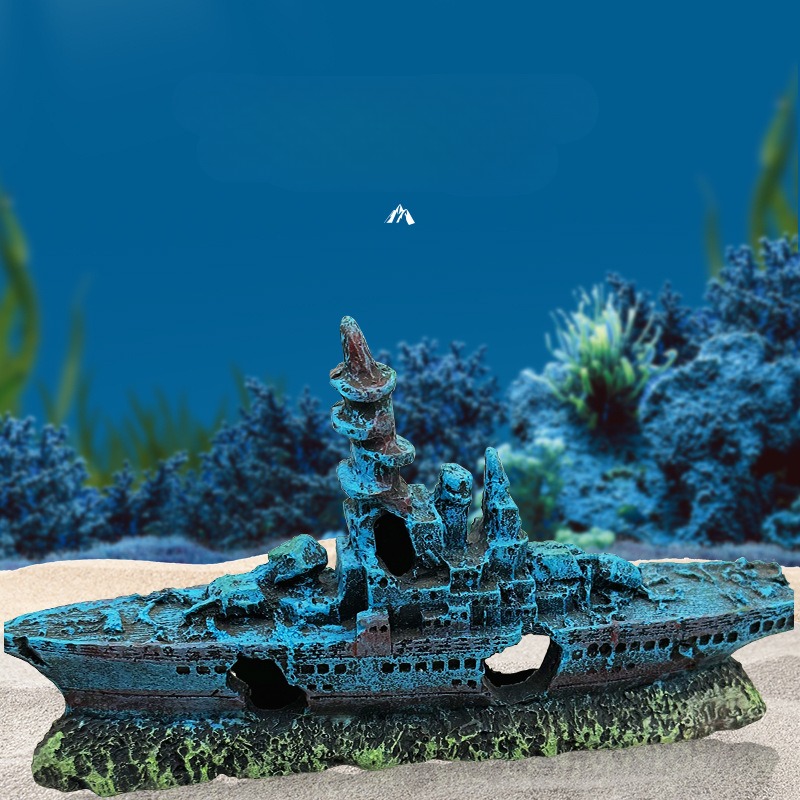 Harz beschädigte Marine Krieg  – Aquarium Marineland Bewertung und Preis
