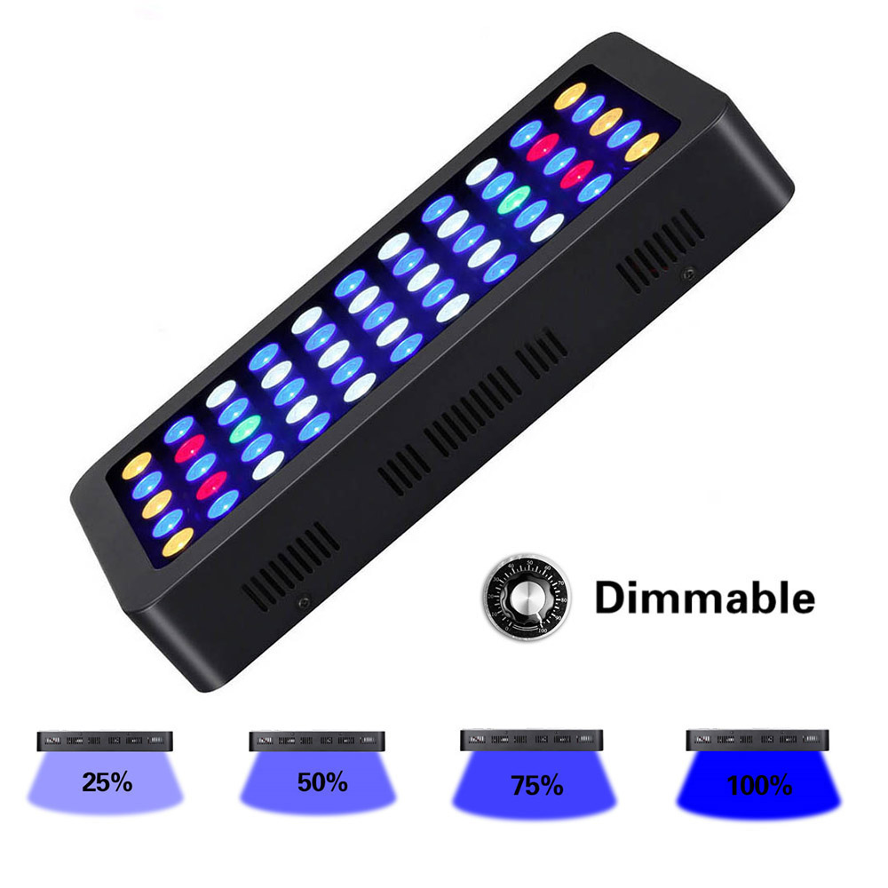 165 W LED-Aquarien, dimmbare K – Marine Aquarium Led Lights Bewertung und Preis